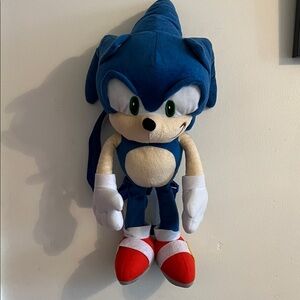 Sonic the Hedgehog Plush Toy book bag